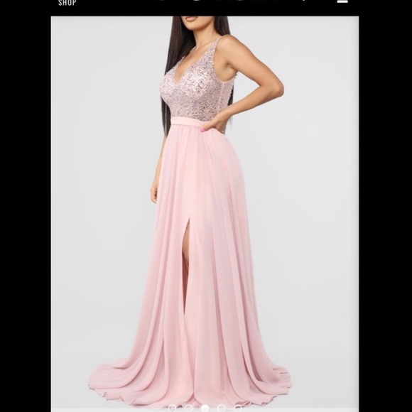 Fashion Nova Dresses & Skirts - NEW 🌸GLORIOUS AFFAIR GOWN- BLUSH🌸